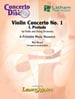 Violin Concerto #1 for Violin and String Orchestra, 